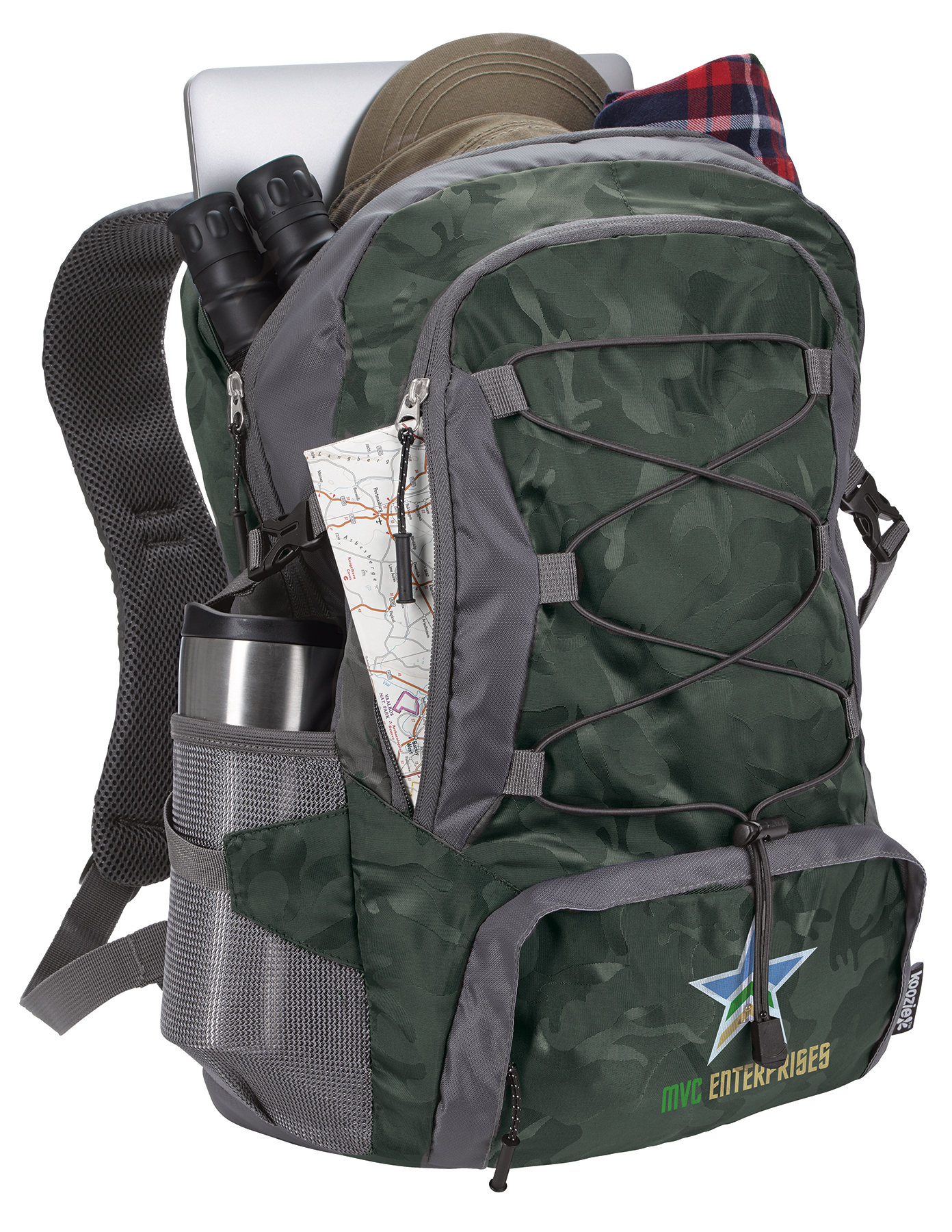 Koozie Wanderer Camo 25L Daypack