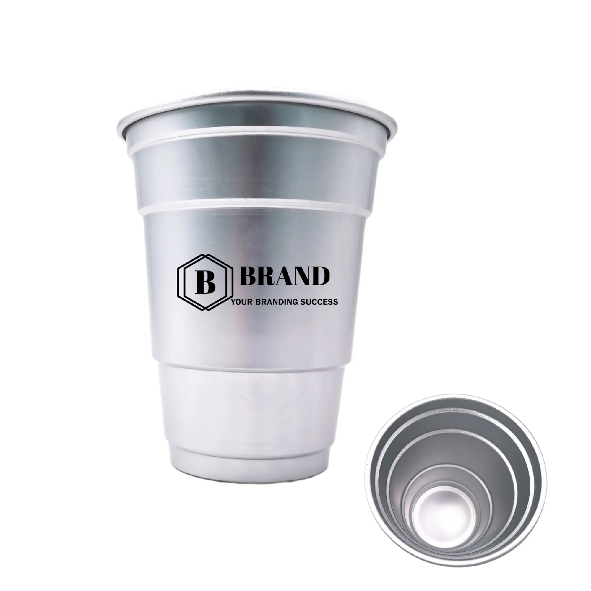 16 oz. Recyclable Party Aluminum Drink Cup 2