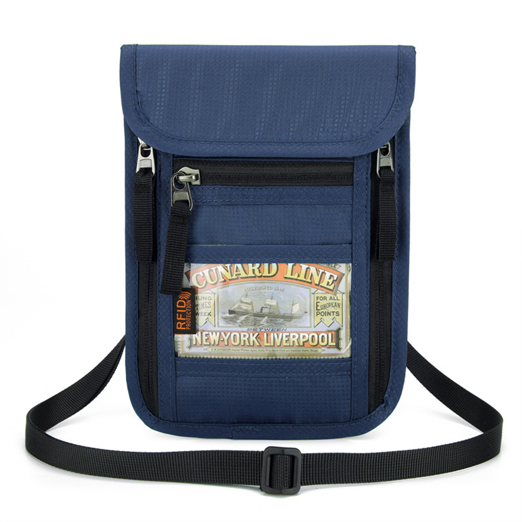 Neck Wallet with RFID Blocking 2