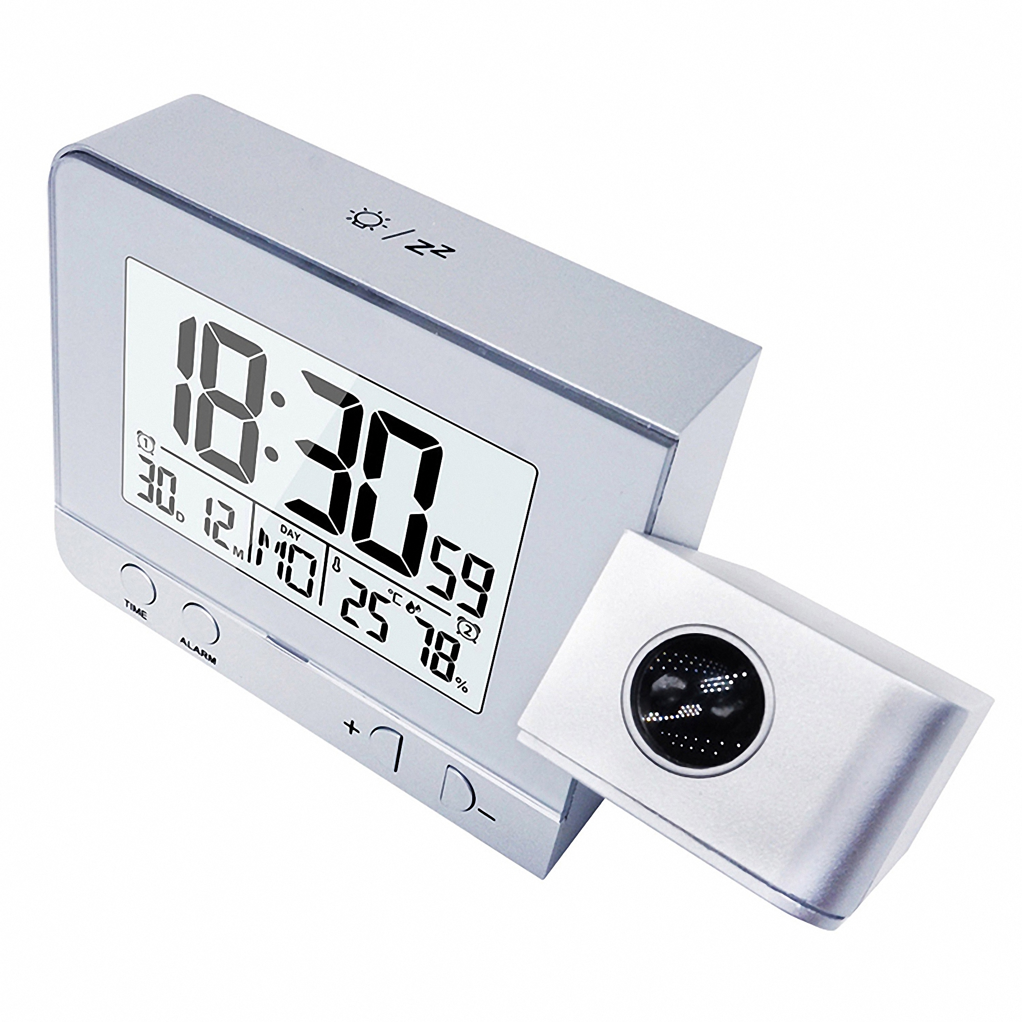 Weather Station Projection Alarm Clock 5