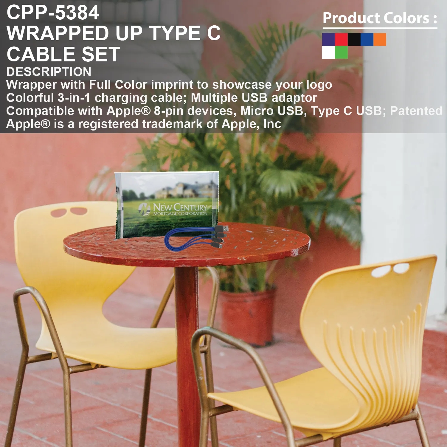 WRAPPED UP TYPE C CABLE SET 2
