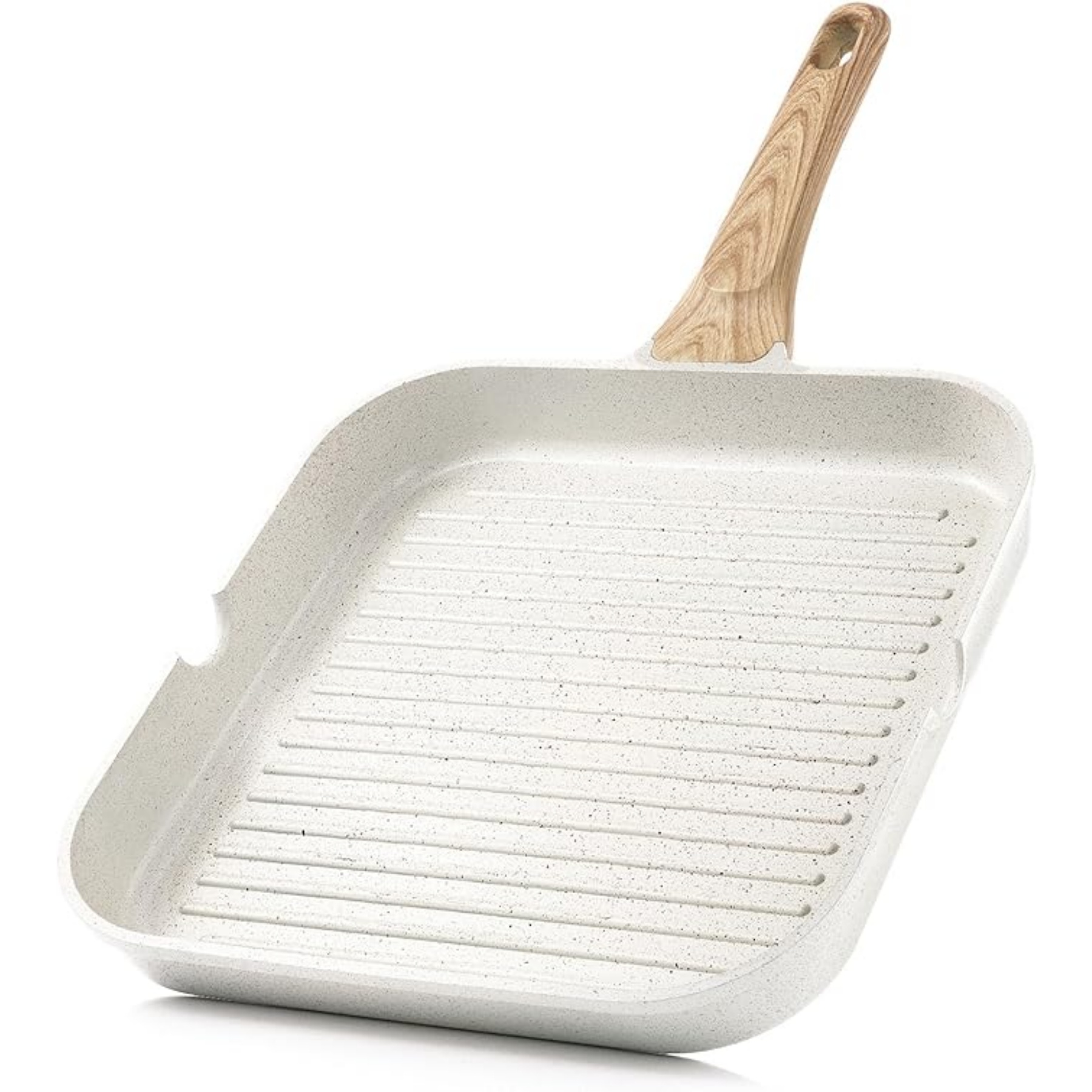 Versatile Square Pour Spouts Grilling Pan 2