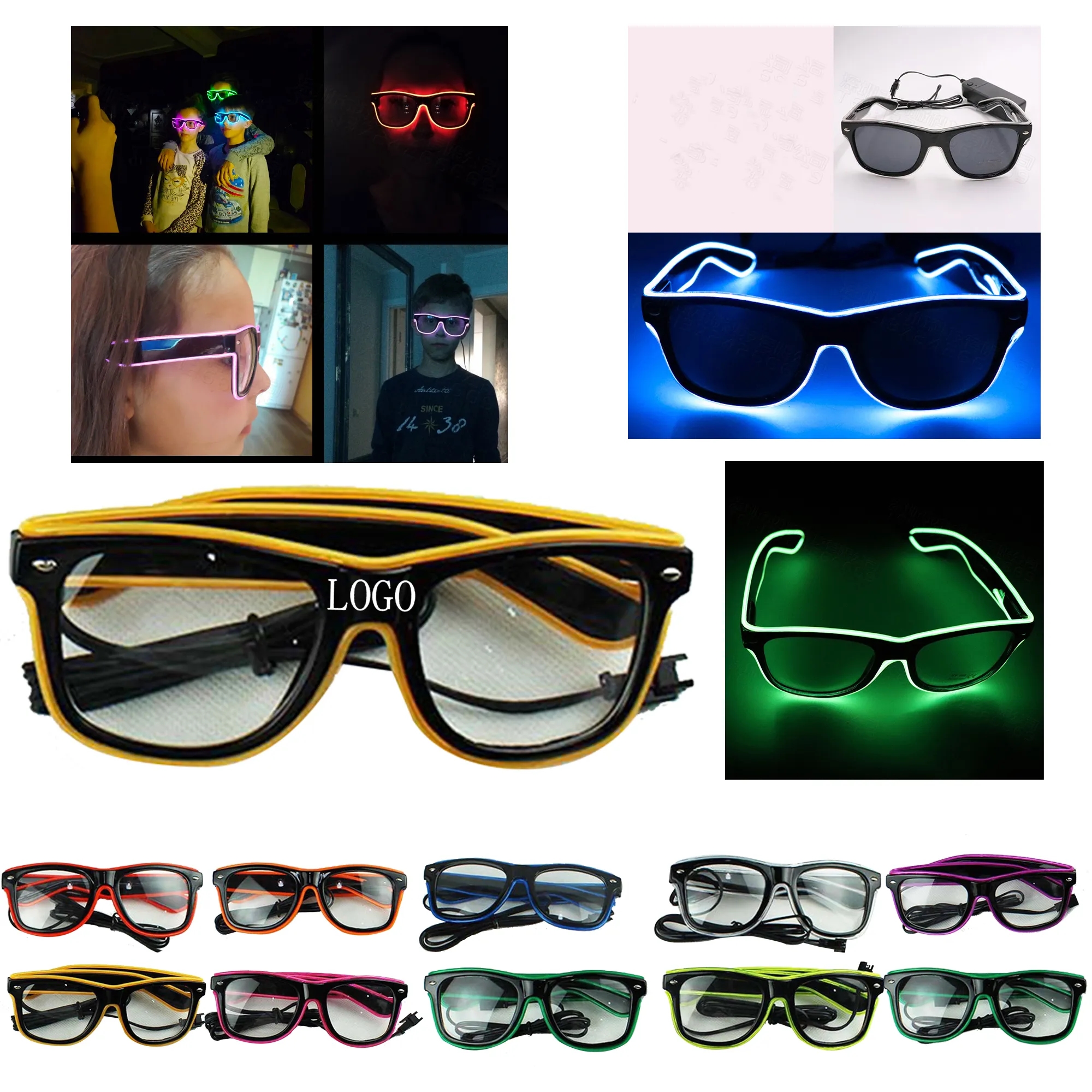 Entertainment Party Luminous Glasses LED 7
