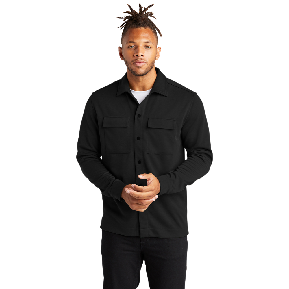 Men's Snap Front Jacket, custom jacket with logo imprint 3