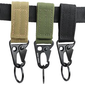 Durable Tactical Band Belt With Carabiner Keychain 10