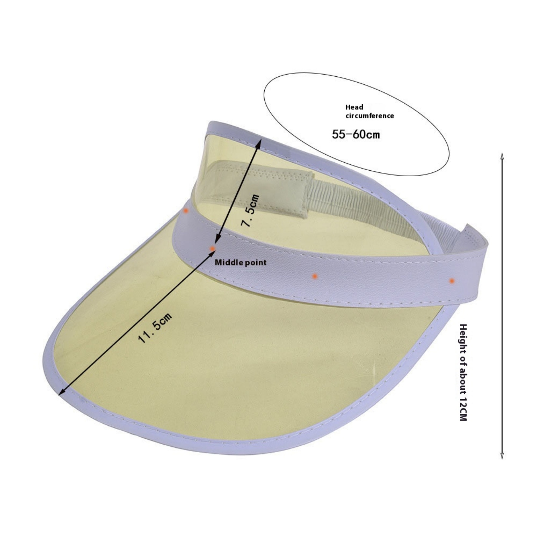 PVC Transparent Outdoor Sun Hat 13