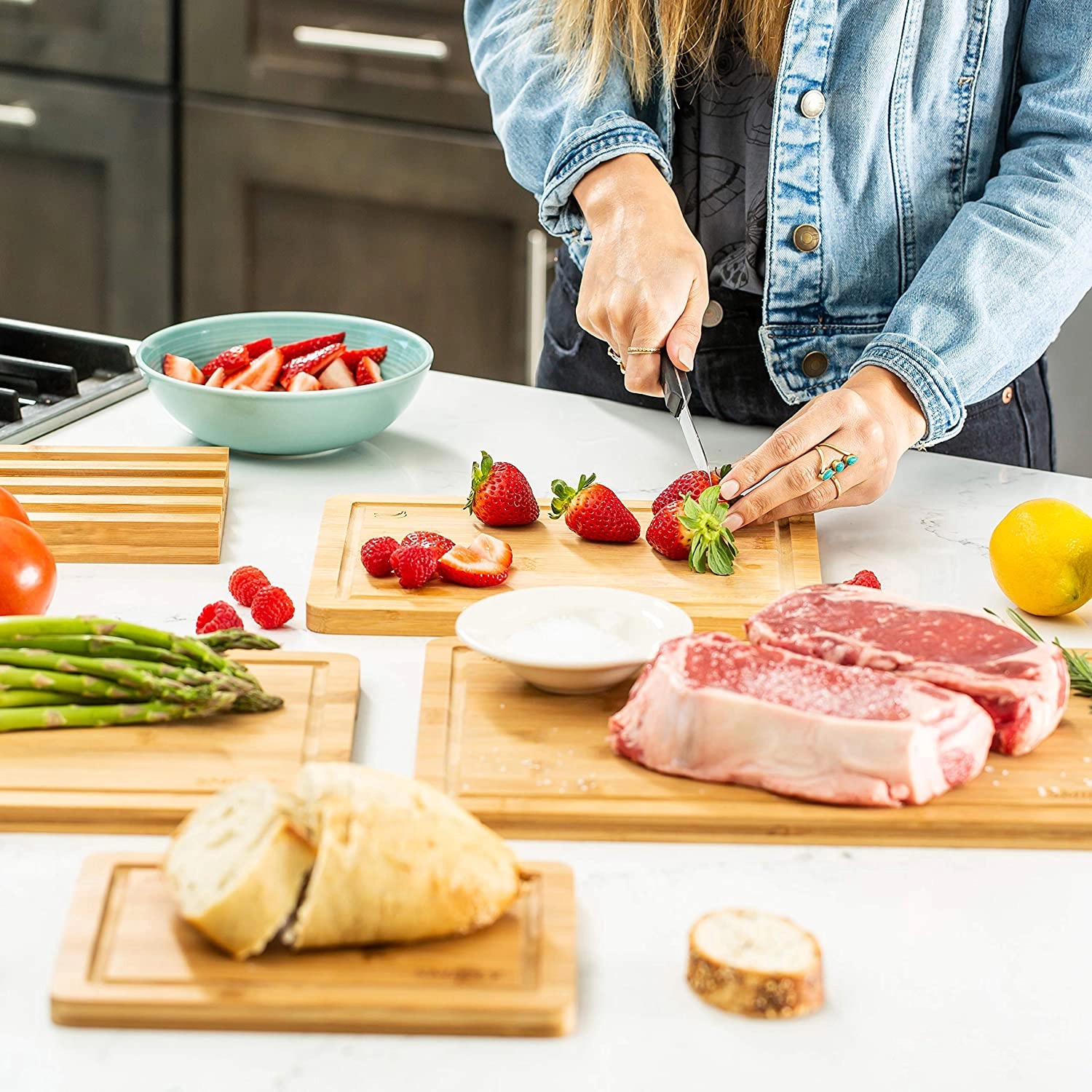Bamboo Cutting Boards for Kitchen 4