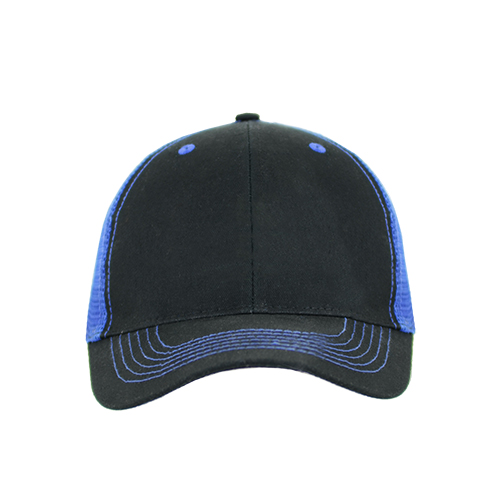 Color Accent Mesh Snapback Cap