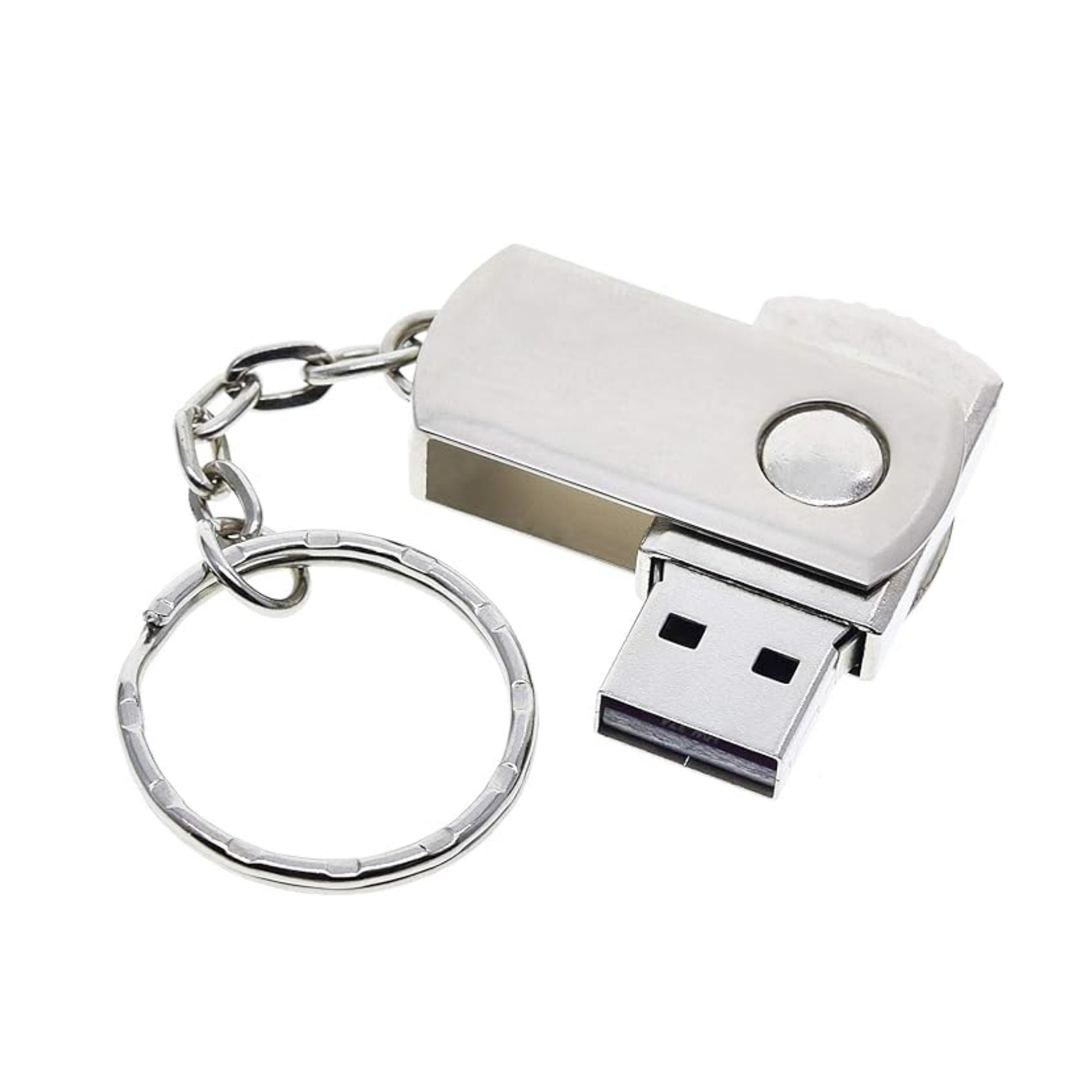 4GB Small USB Flash Drive With Keychains 2
