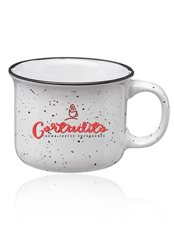 7.5 oz. Bijou Ceramic Campfire Coffee Mugs 7