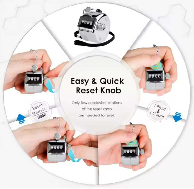 Metal Handheld Tally Counter 3