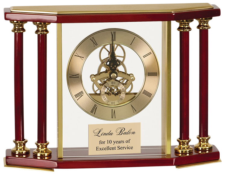 Bancroft Executive Clock-Gold 1