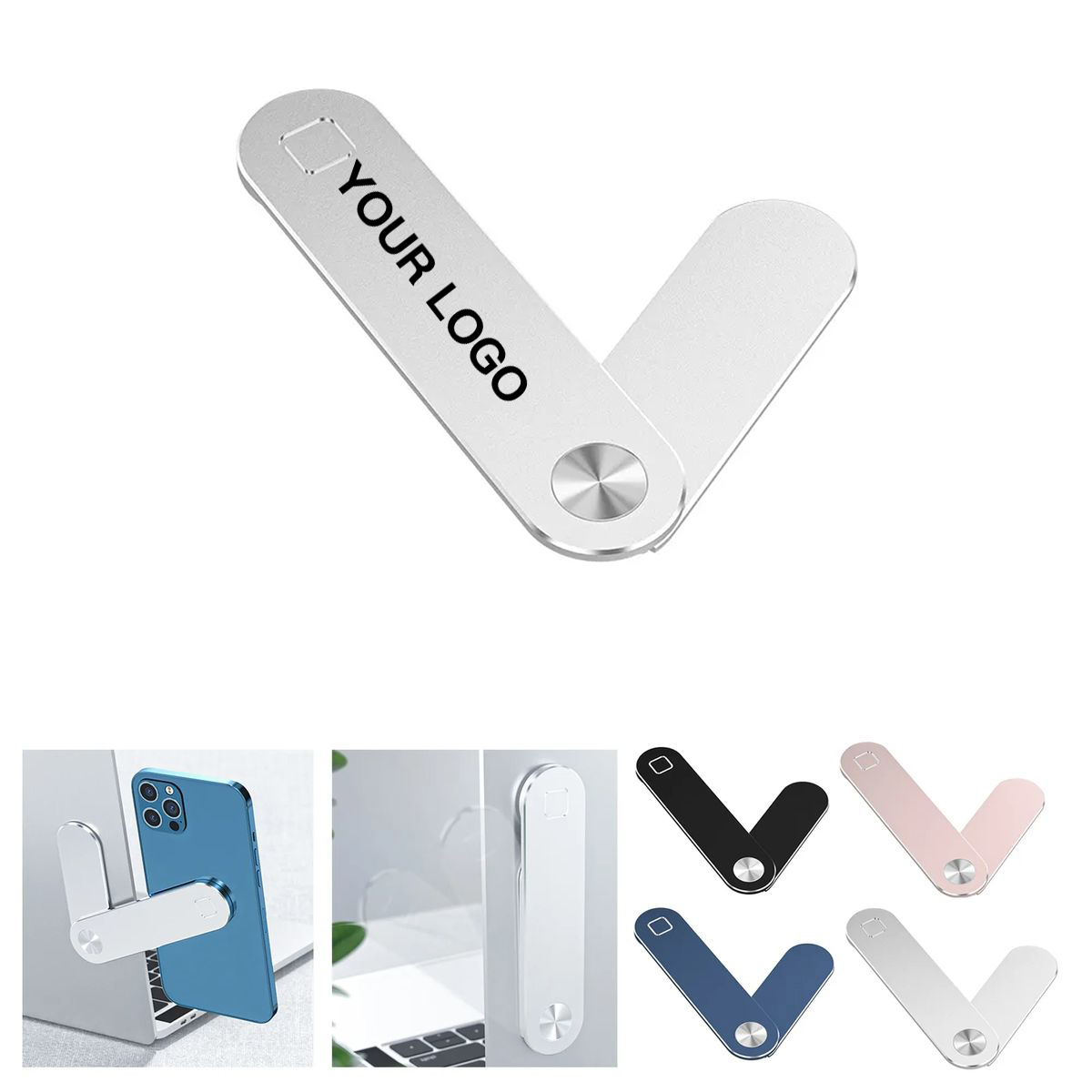 Magnetic Phone Mount for Laptop Dual Screen Use 5