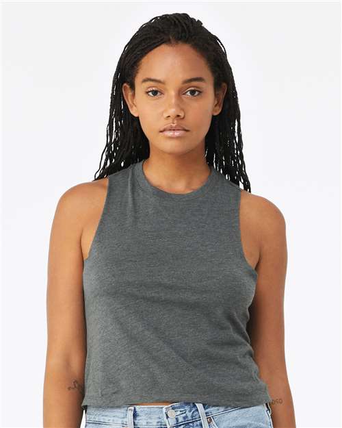Women's Racerback Crop Tank - 6682 57