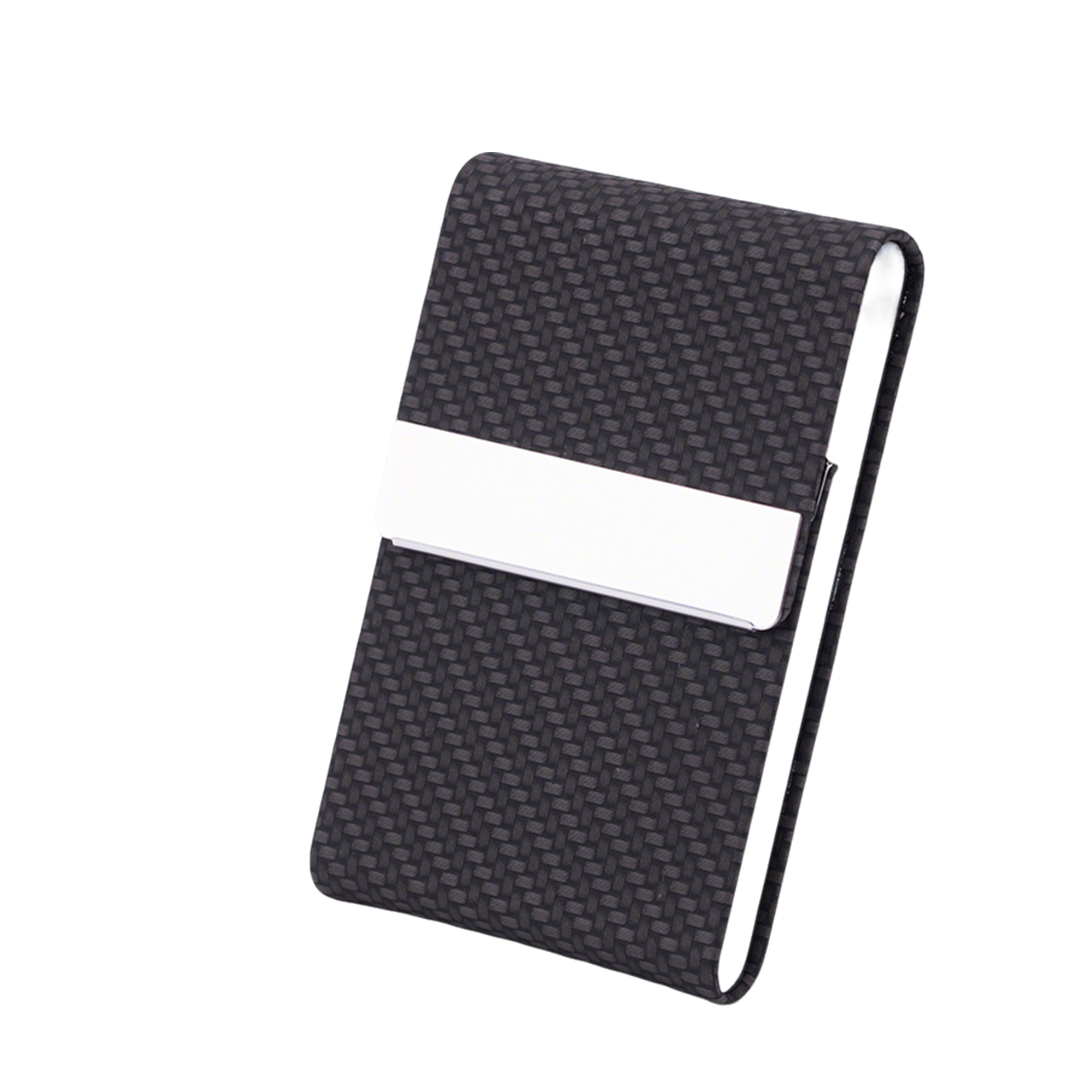 Polyurethane Leather Magnetic Business Card Holder Pocket Size 15