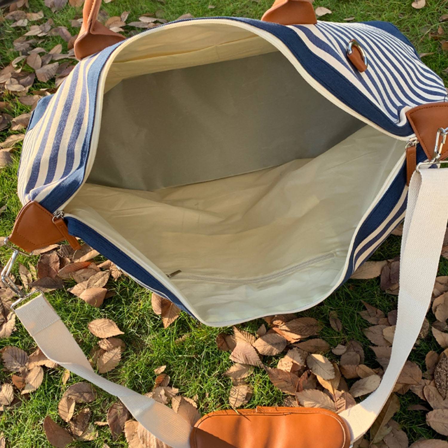 Canvas Leather Handle Bag 2