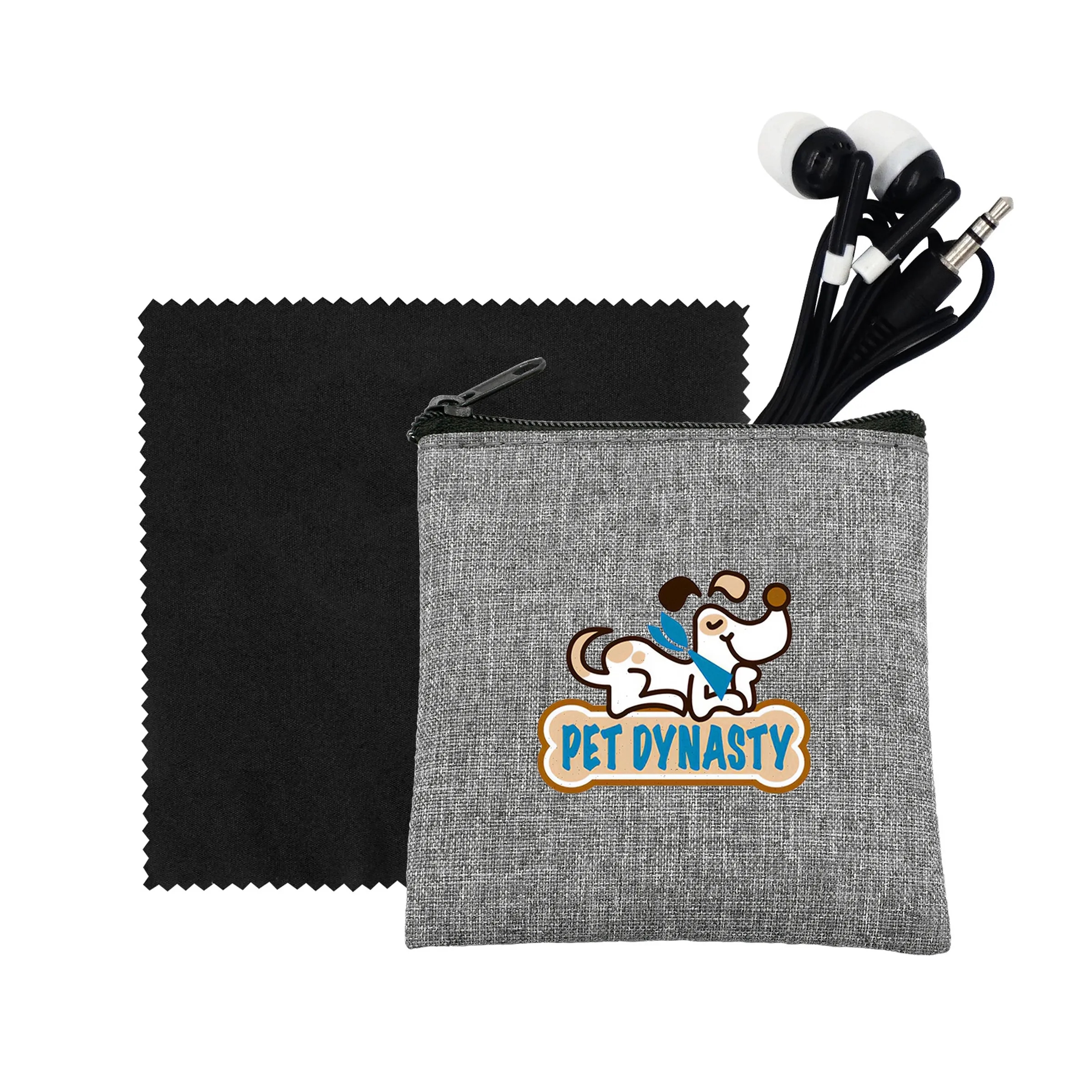Recycled Ear Bud & Cloth Set 10
