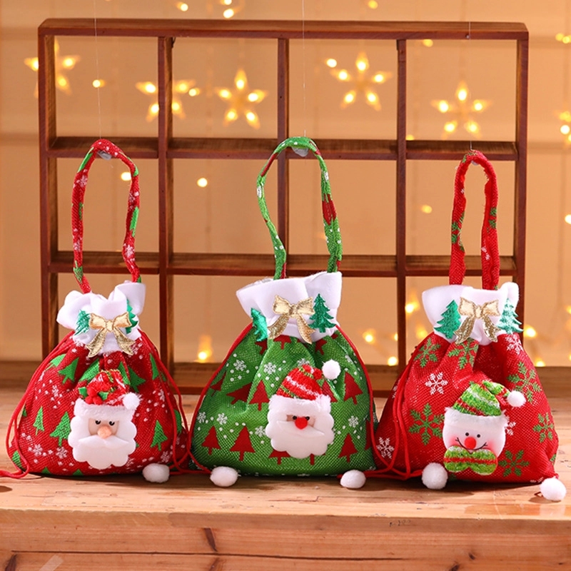 Christmas Drawstring Gift Bags 4