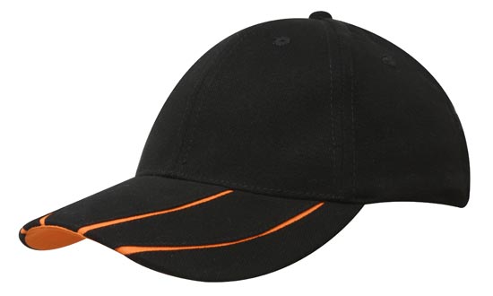 Brushed Heavy Cotton with Hi-Vis Laminated Two-Tone Peak 1
