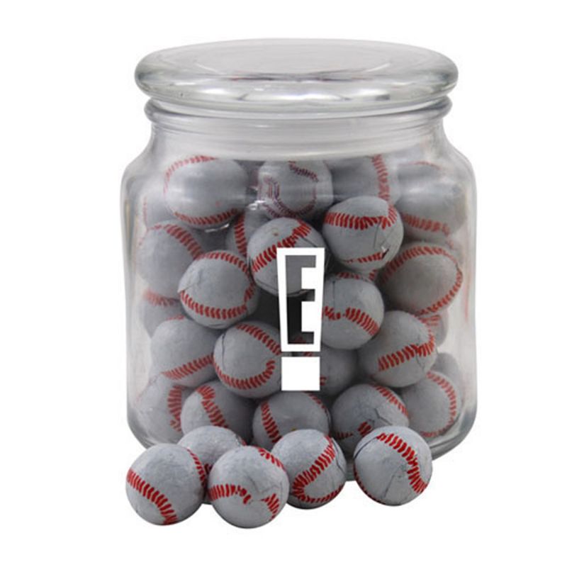 Jar with Chocolate Baseballs 1