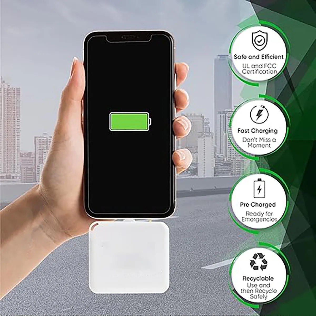 ONE-TIME USE DISPOSABLE EMERGENCY PHONE CHARGER 3
