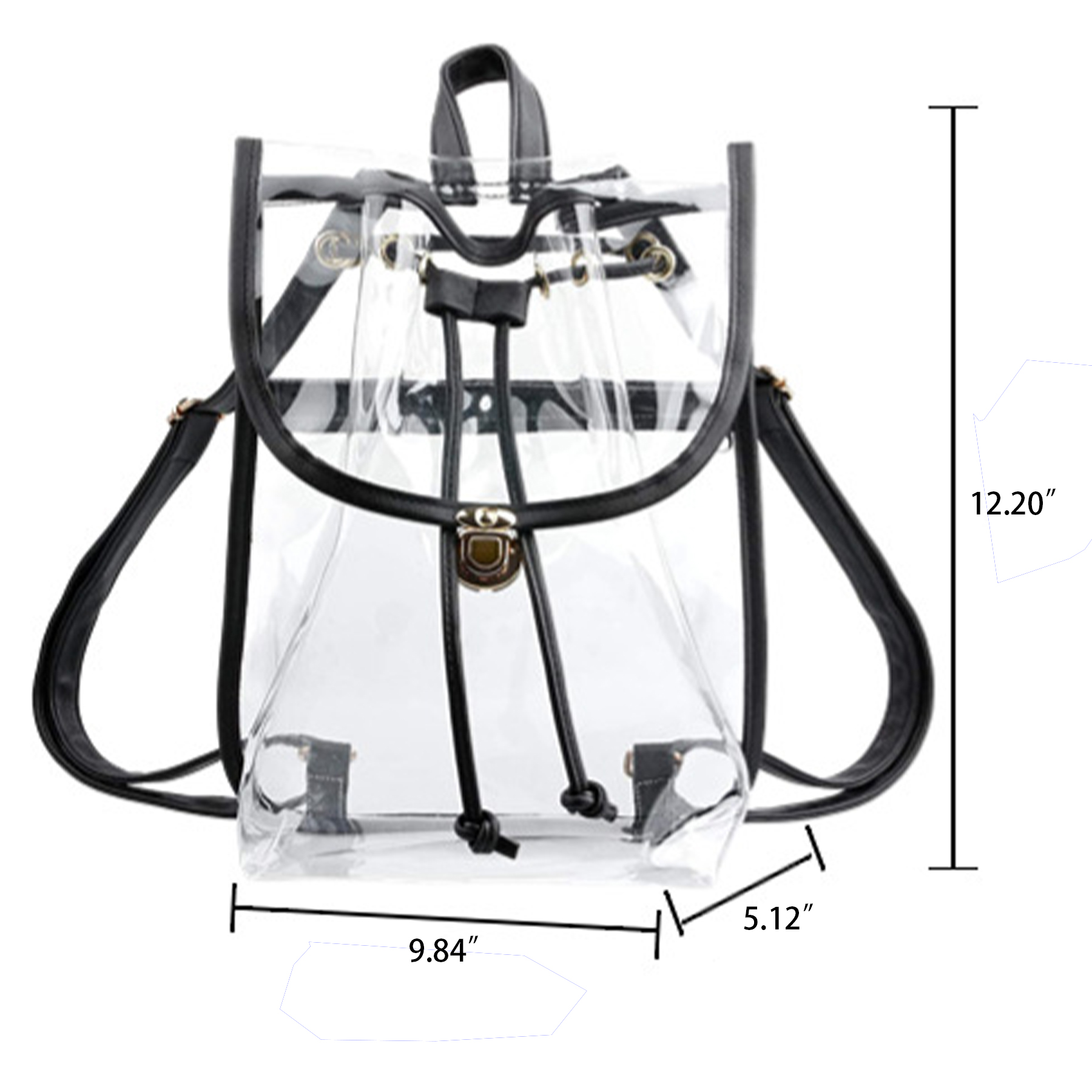 Heavy Duty Clear Backpack 2