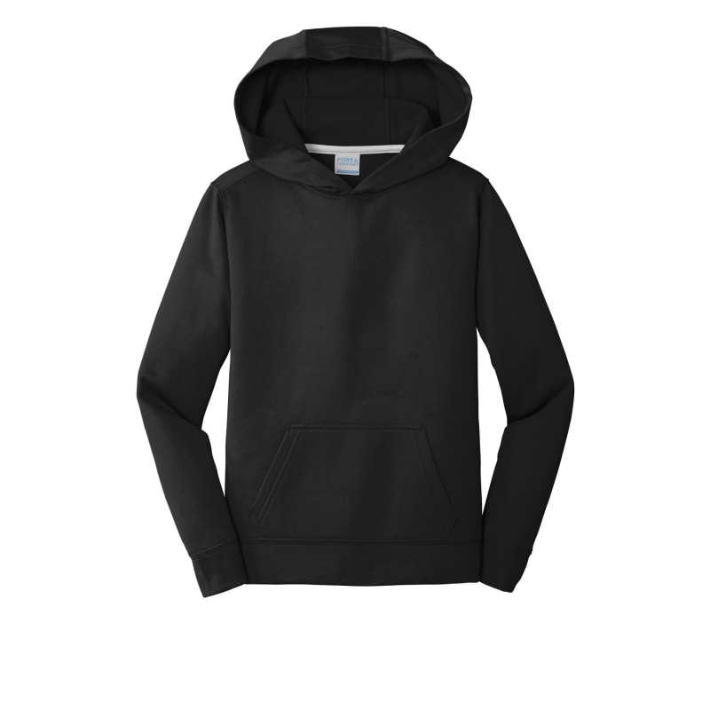 Port & Company Youth Performance Fleece Pullover Hooded Sweatshirt. 19