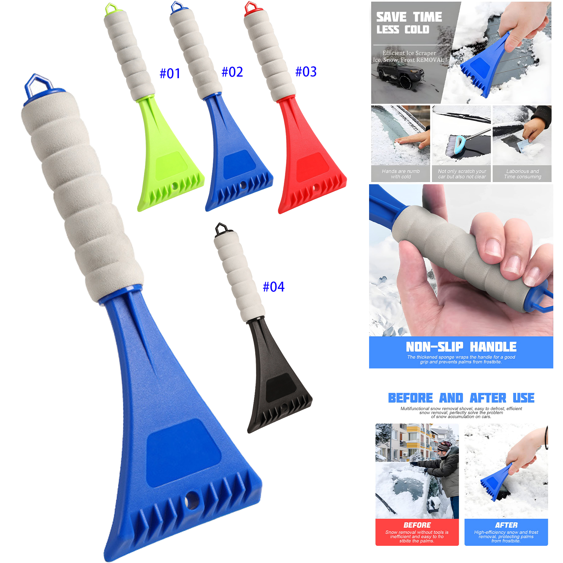 Car Snow Shovel Scraper 1