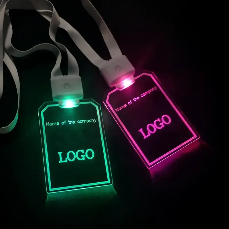 Lanyard ID Card with LED Light 5