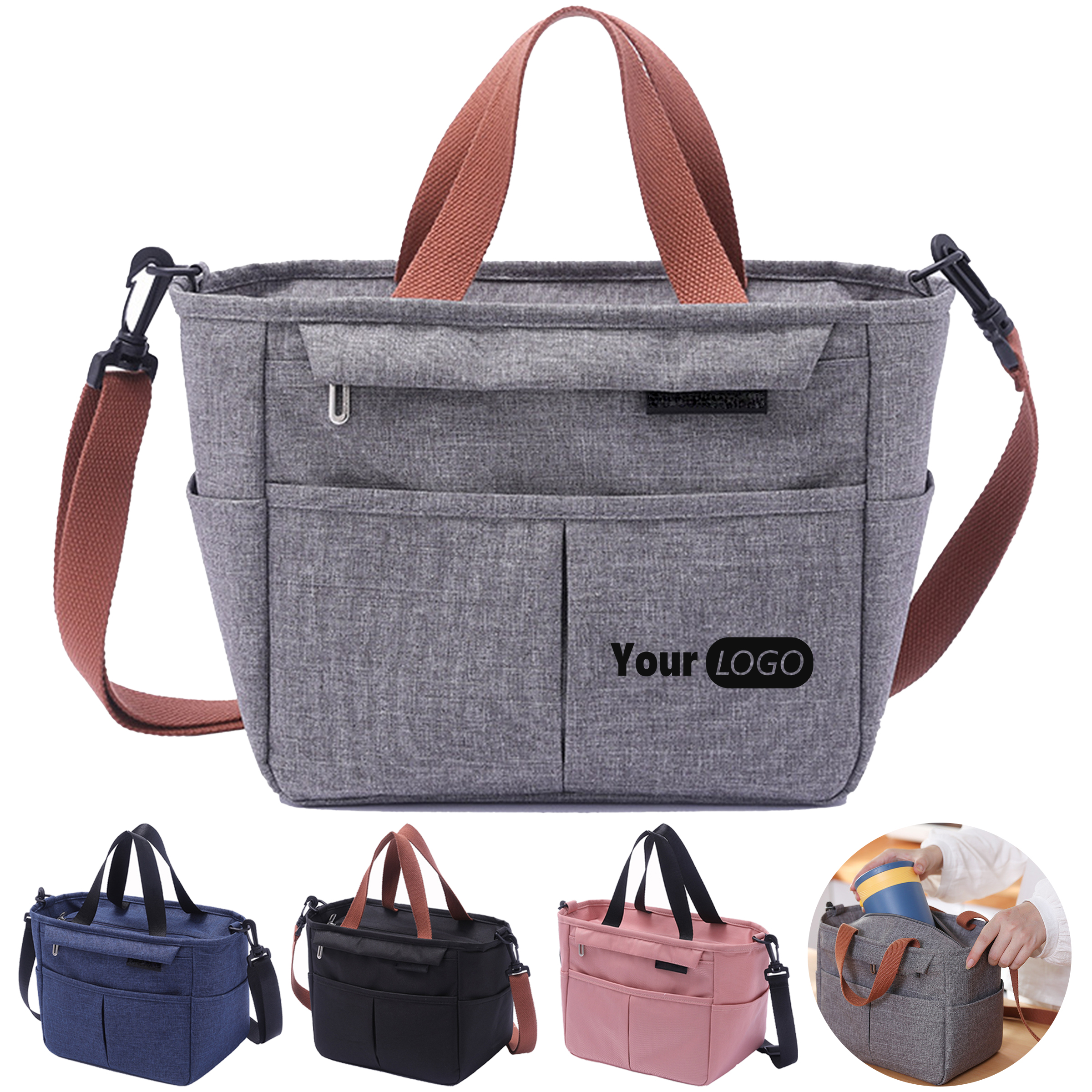 Oxford Large Capacity Single Shoulder Insulation Bag 2
