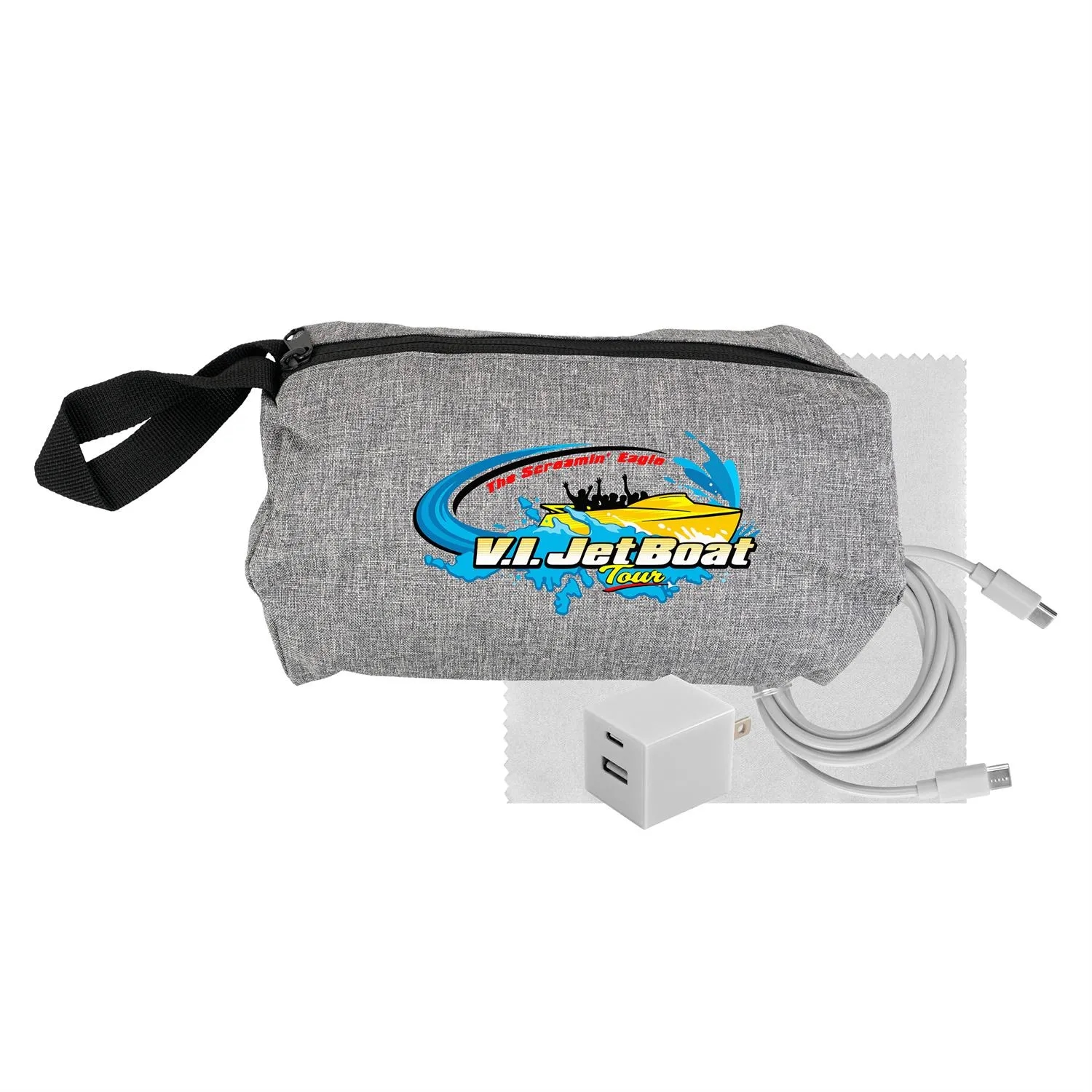 Travel A+C to C Cable, Wall & Cloth Set 8
