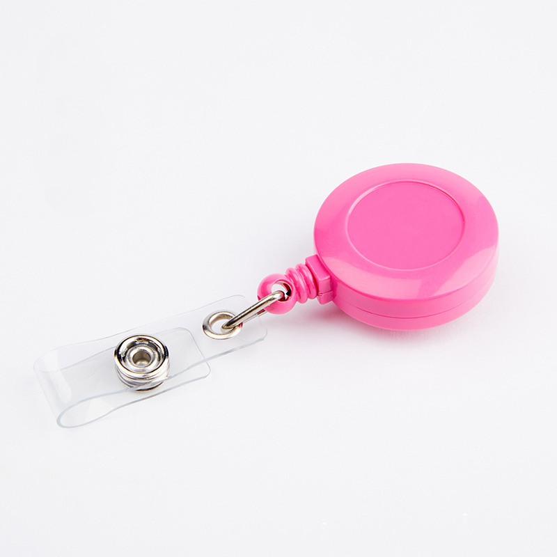 Round Retractable Badge Holder 10