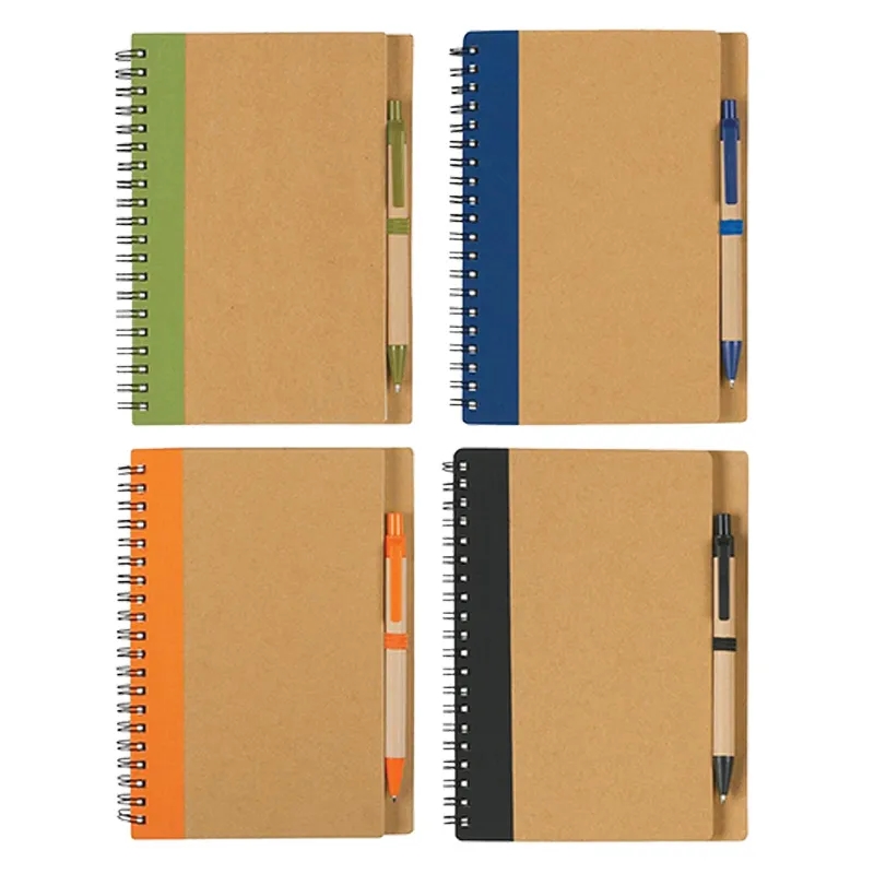 ECO-INSPIRED SPIRAL NOTEBOOK & PEN 4