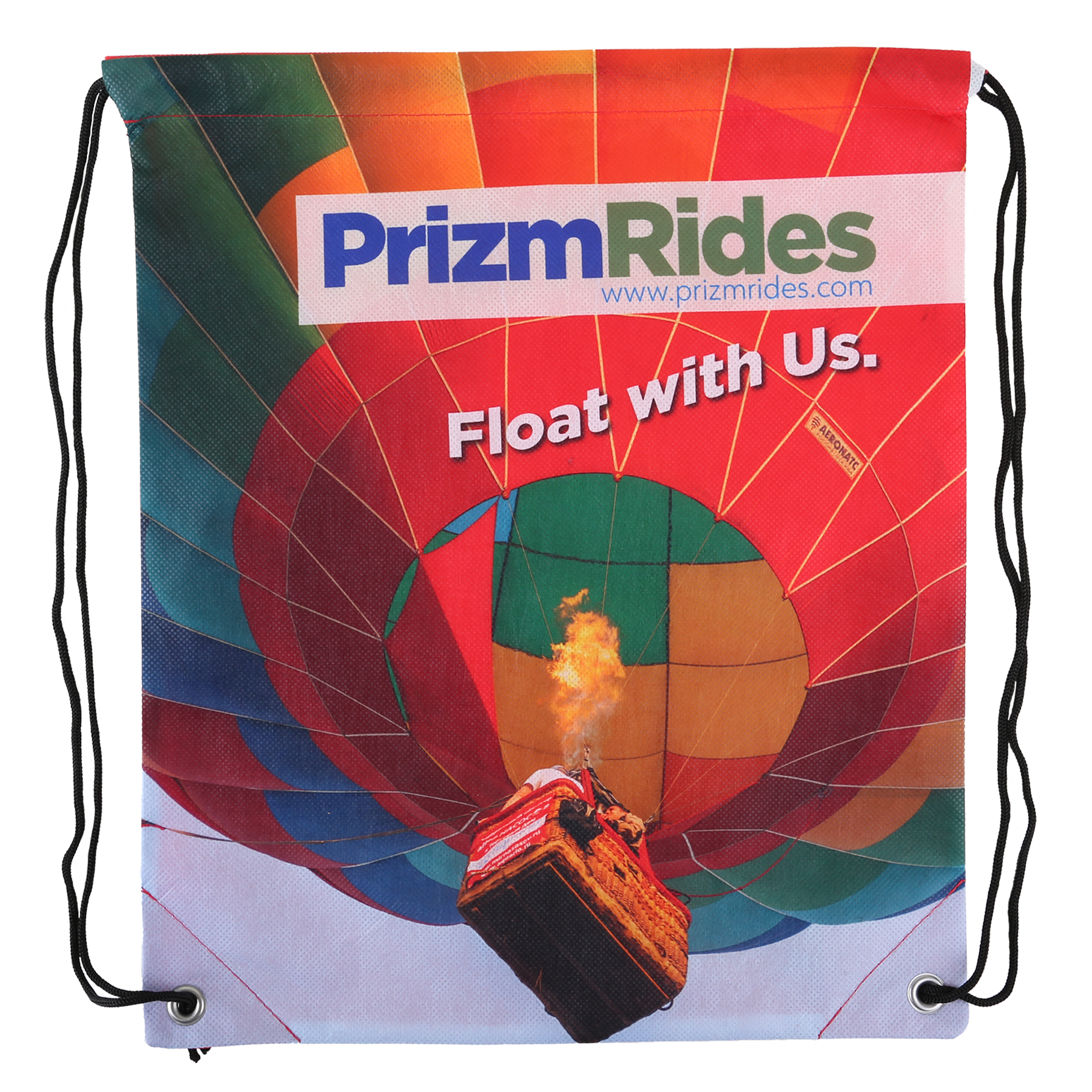 Sublimated Non-Woven Drawstring Backpack 5