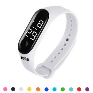 Elegant Electronic Watch With Digital Screen Adjustable Band 6