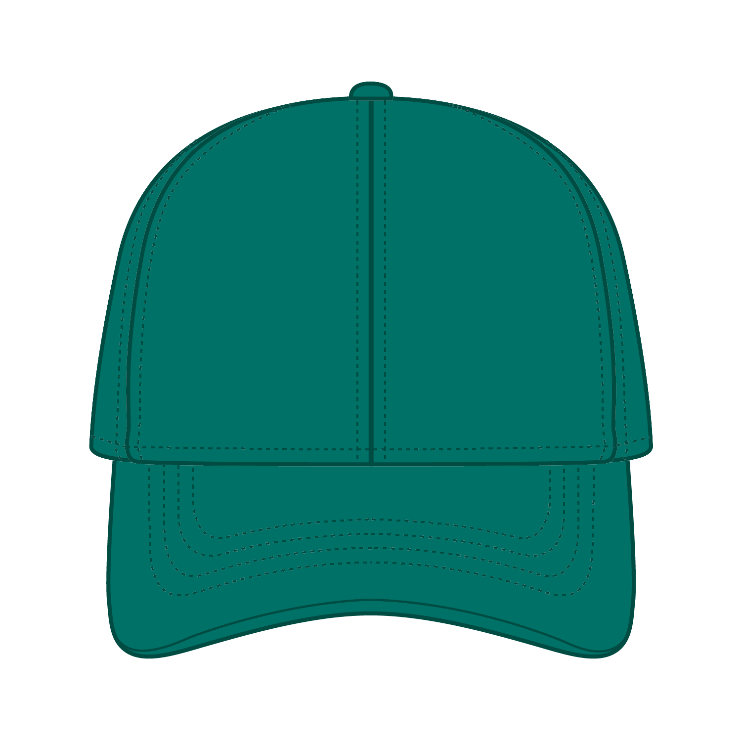 OTTO CAP® 4 Panel Ponytail Cap 13