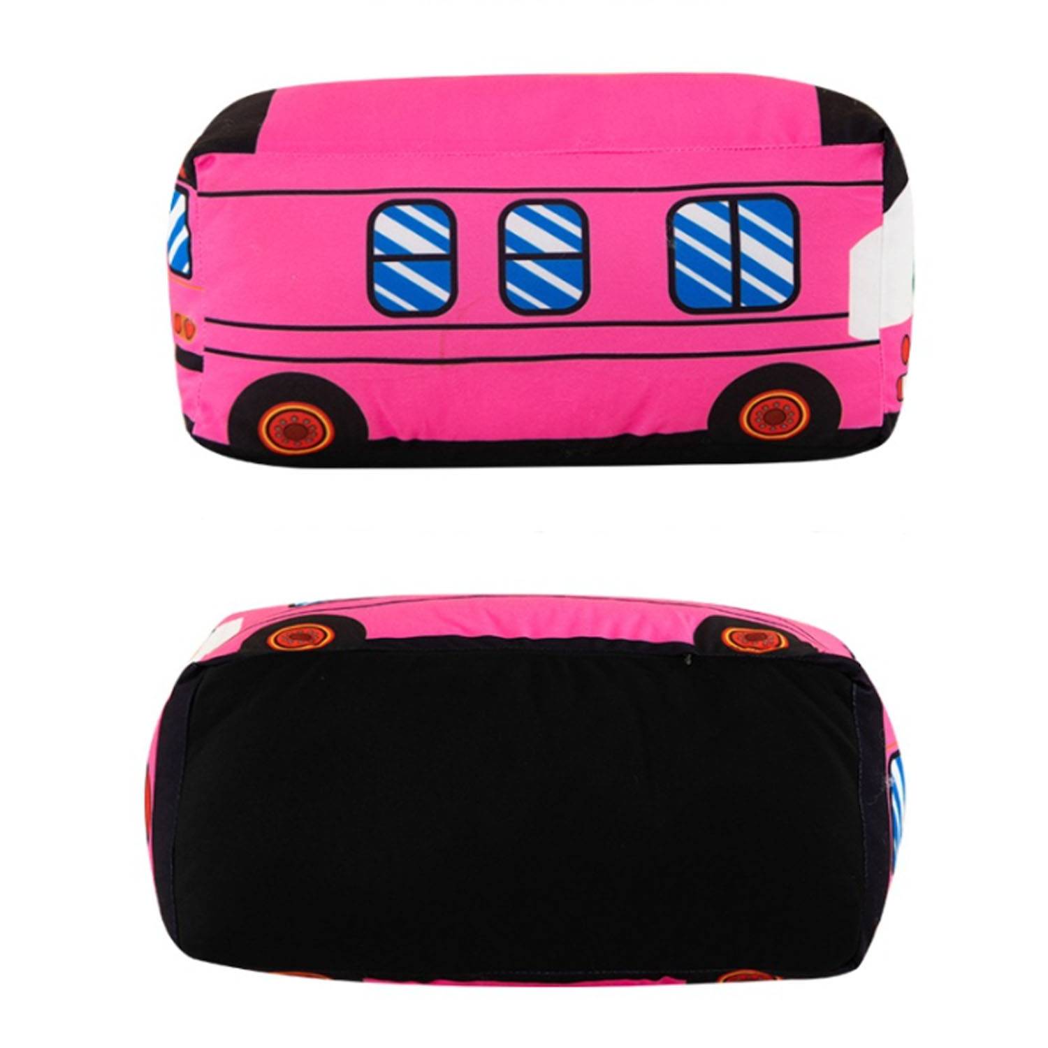 Soft Durable Removable Cover PP Cotton Plush Bus Doll 6