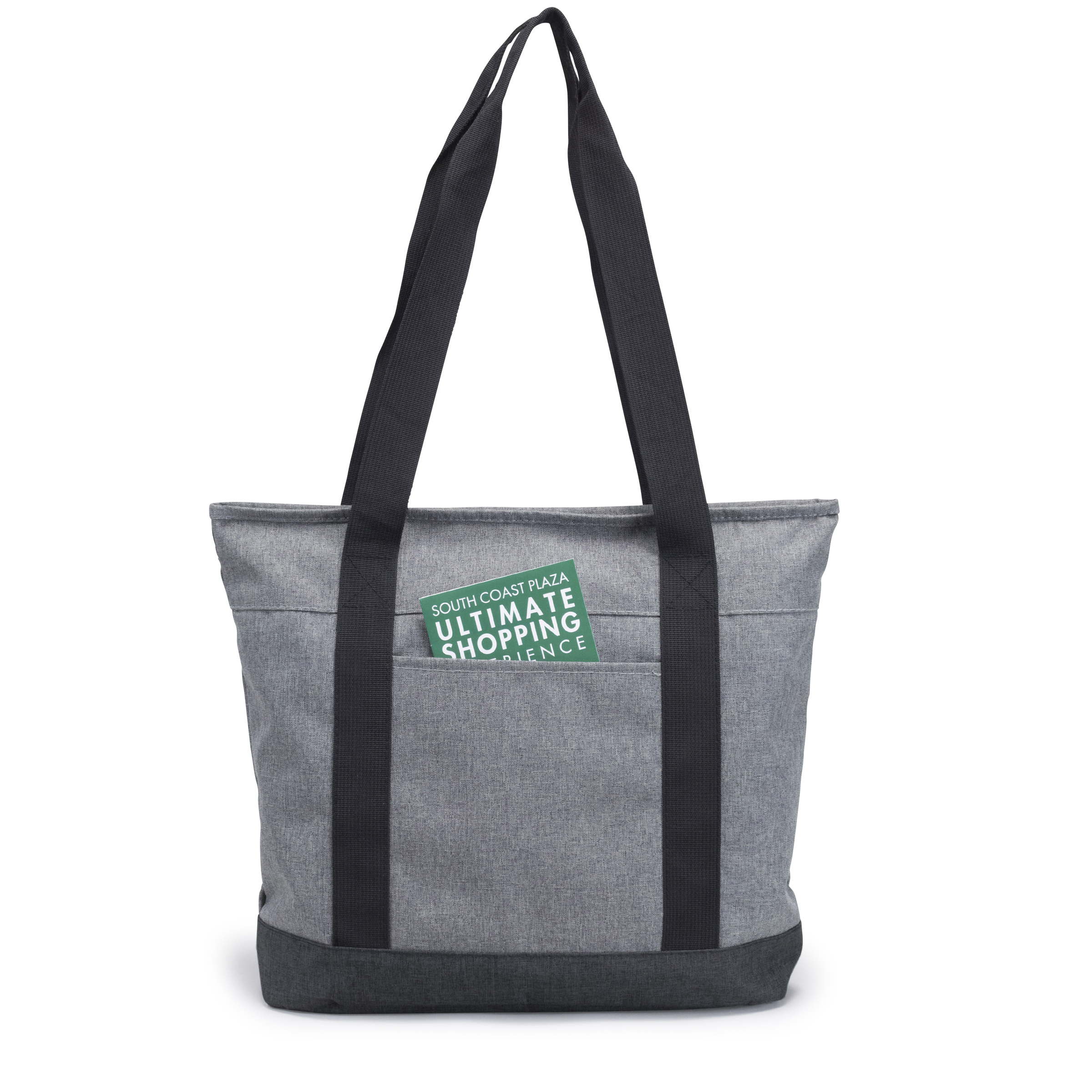Heathered Zippered Tote Bag 4