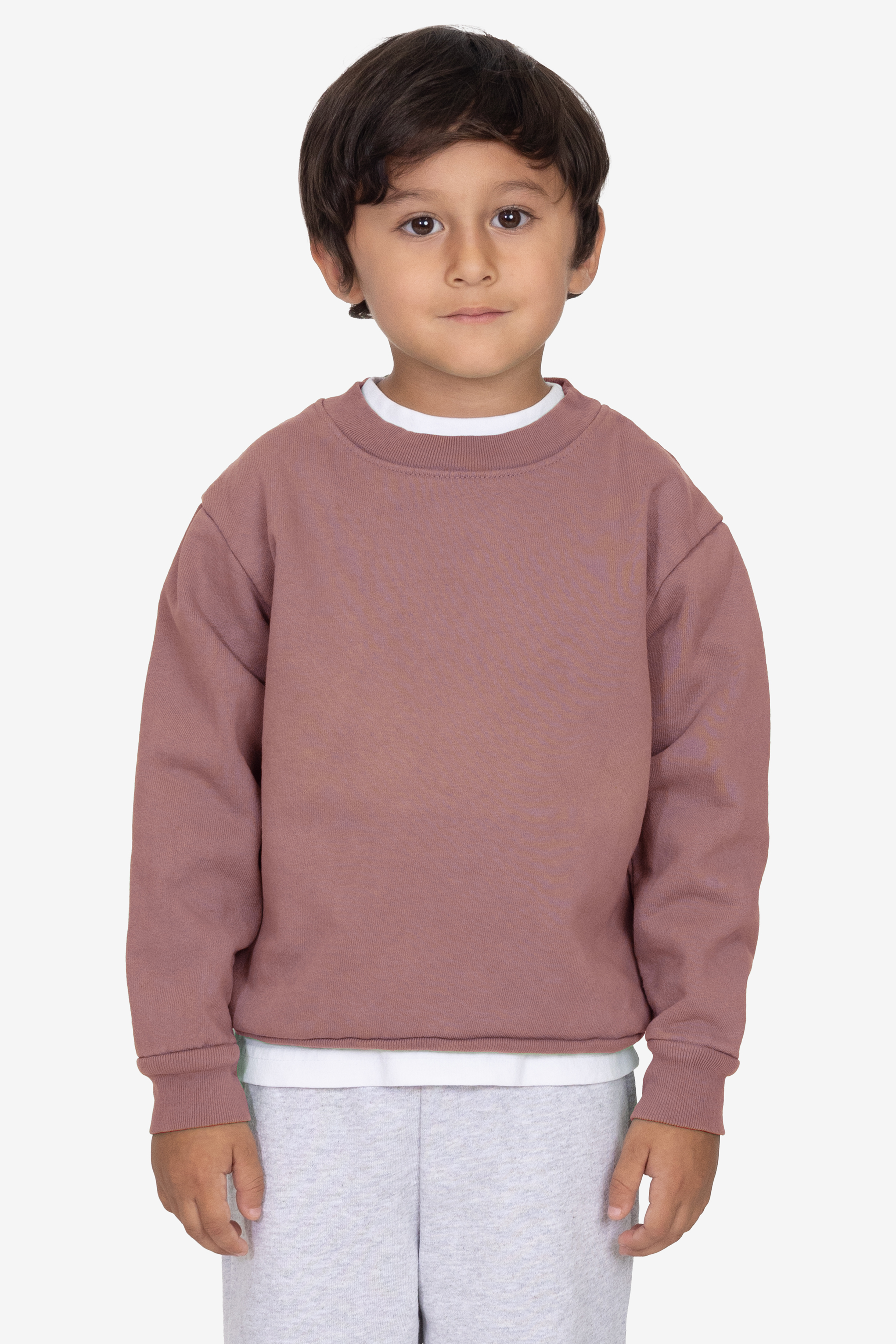 LS HVY FLEECE PO CREW 14 OZ 17