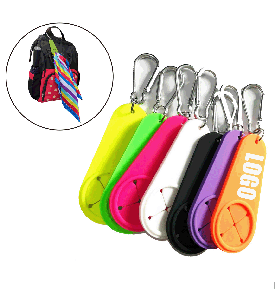 Silicone Scarf/Towel Holder Buckle 2