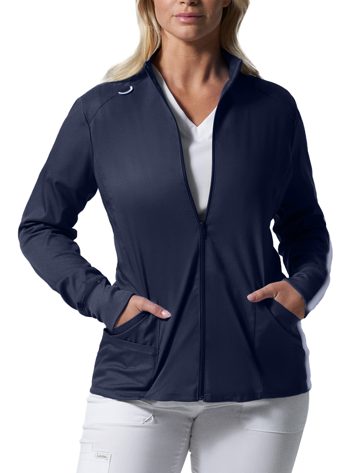 Landau - ProFlex - Women's Three-Pocket Mock Neck Zip-Front Jacket 25