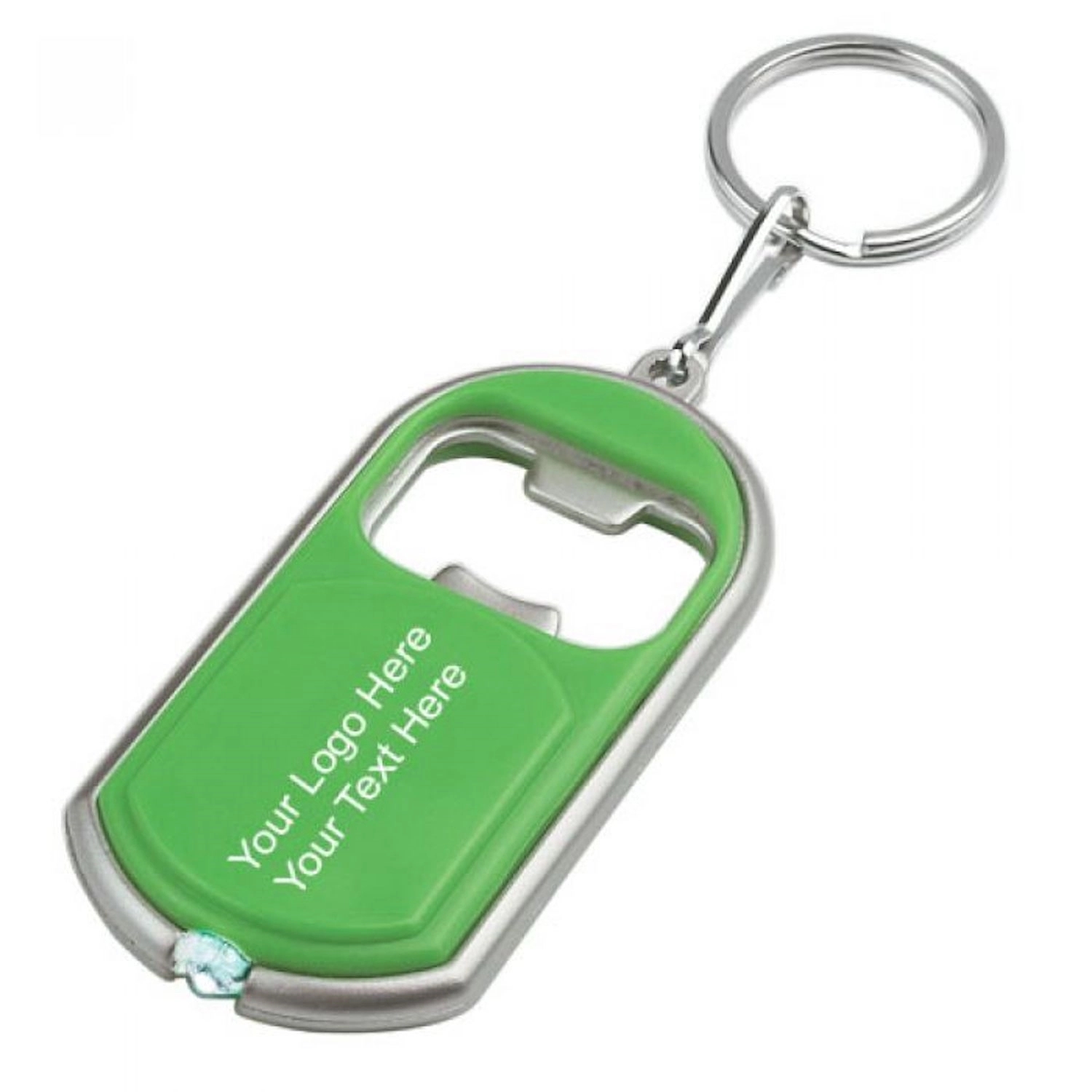 Personalized Bottle Opener Keychain With Led Flashlights 2