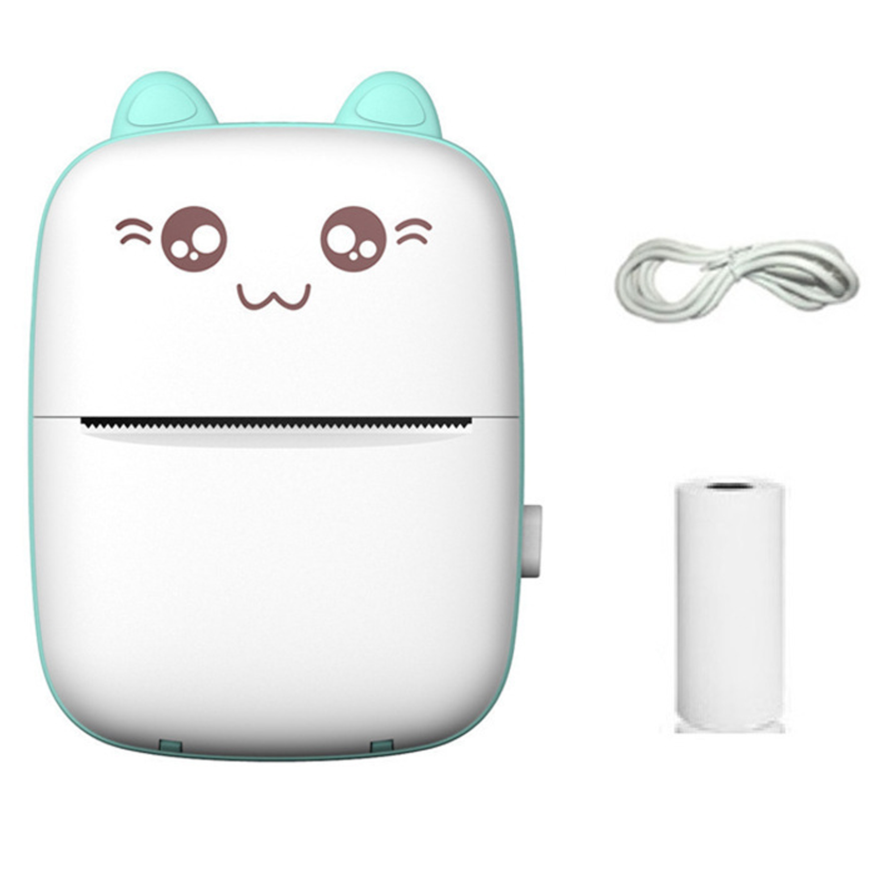 Portable Inkless Sticker Printer with Paper Roll 5