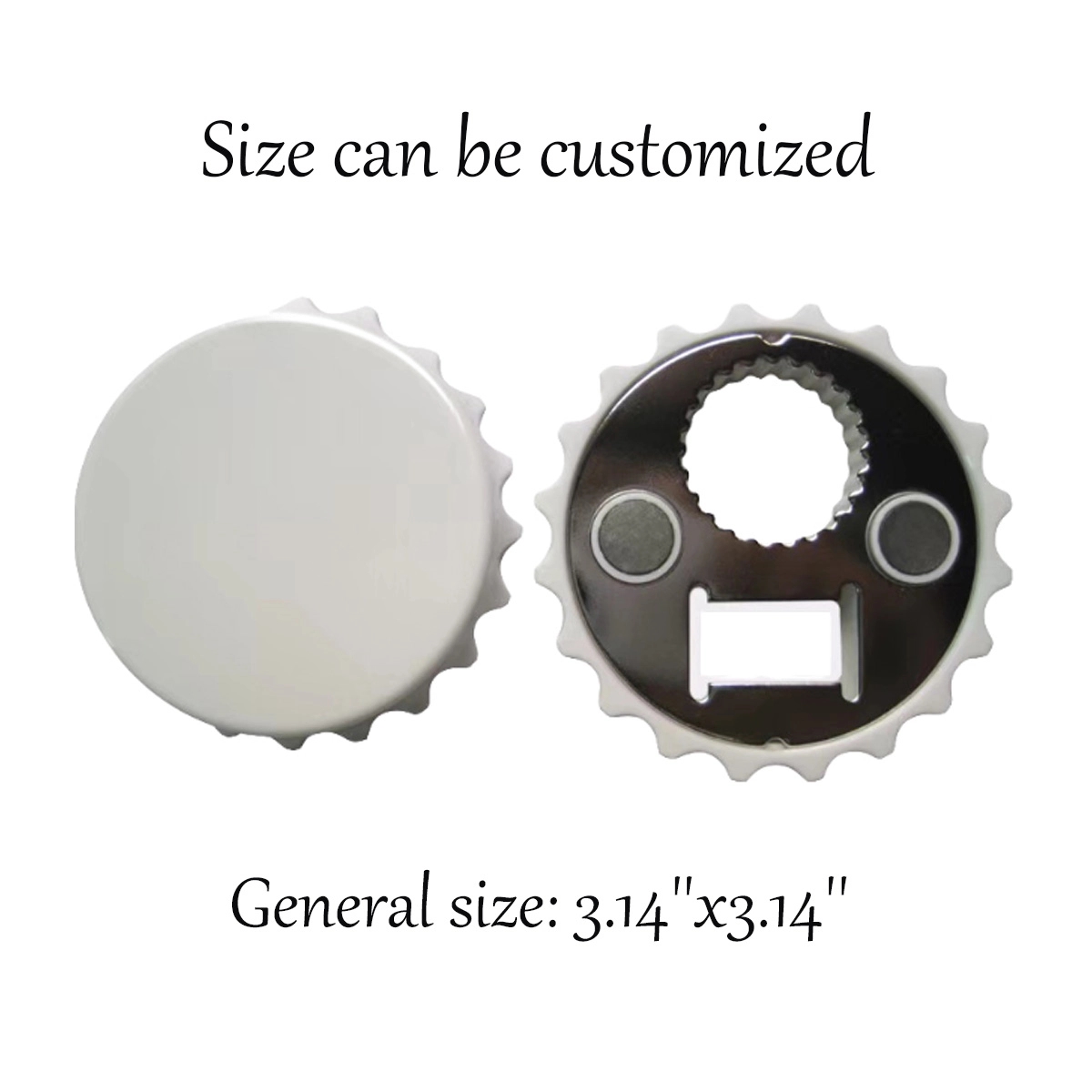 Custom Logo Magnetic Beer Cap Bottle Openers 8