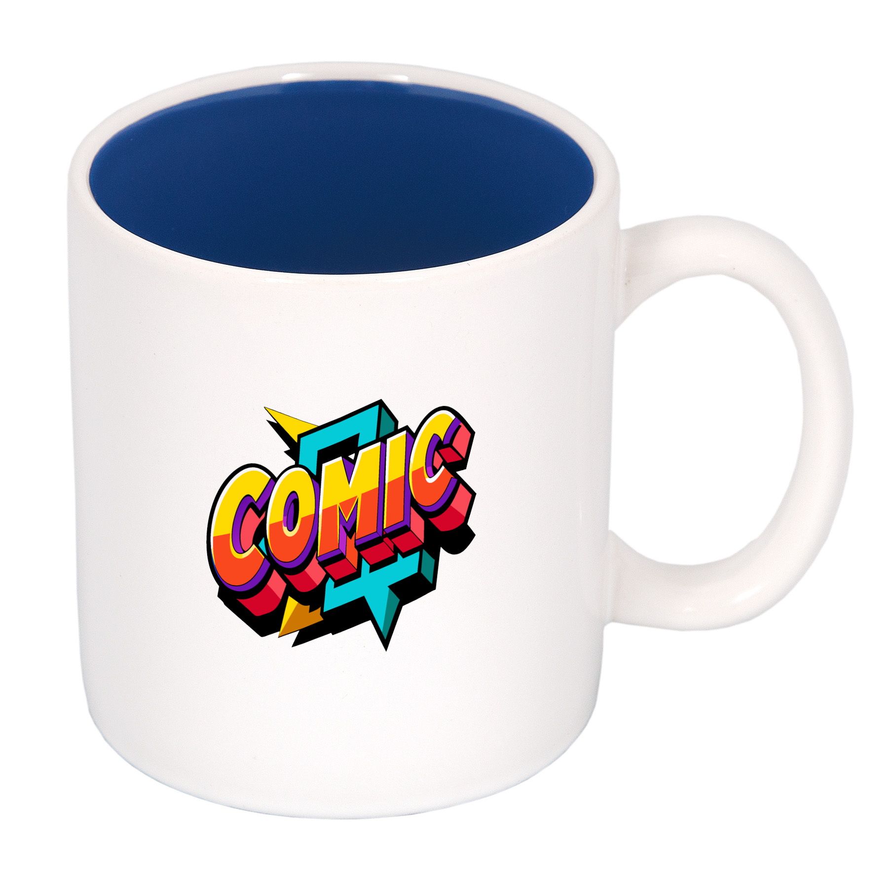 450 Ml. (15 Fl. Oz.) 'C' Handle Two-Tone Mug: Premium 2