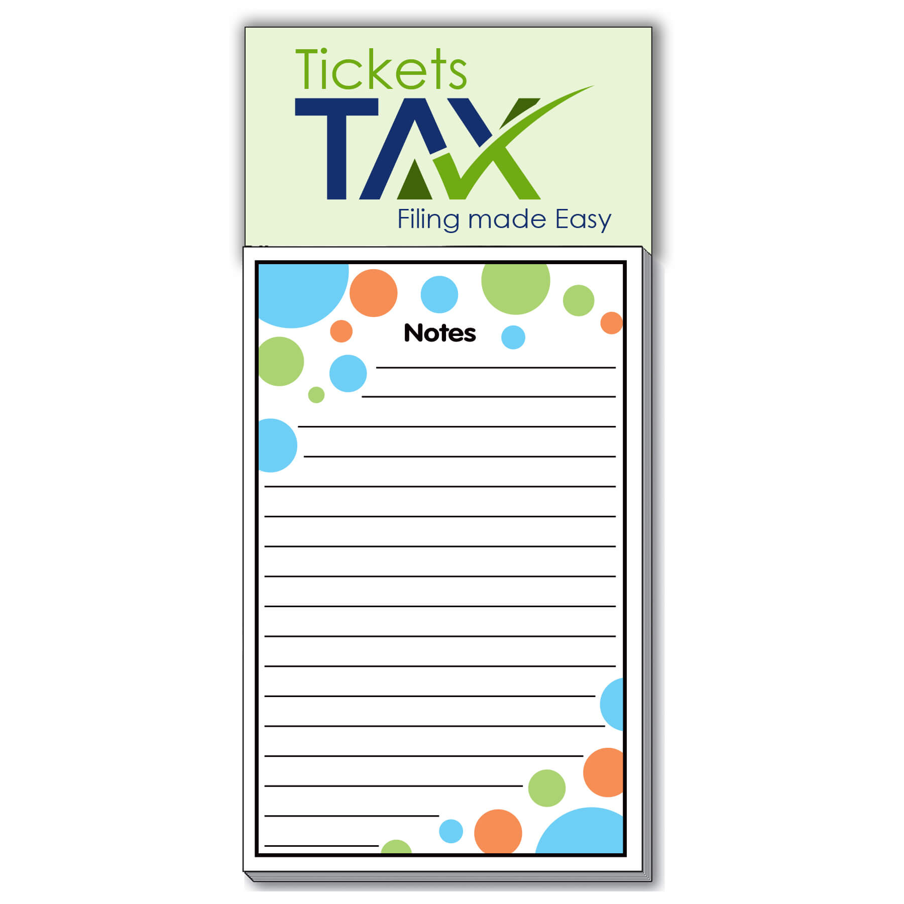 Business Card Add-On™ Magnet + Stock Pad 6