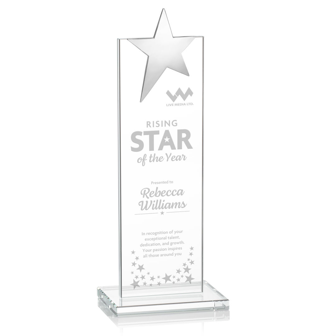 Bryanston Chrome Star Award - Clear 7