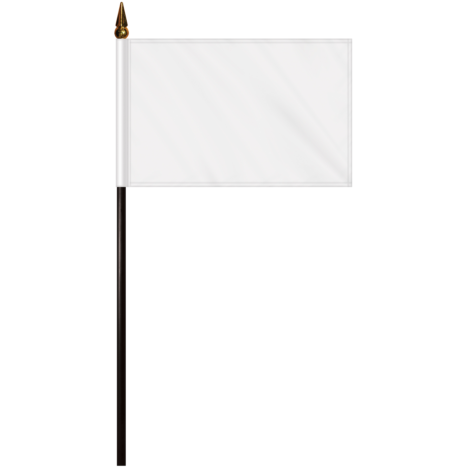 4" x 6" Double Sided Polyester Stick Flags 13