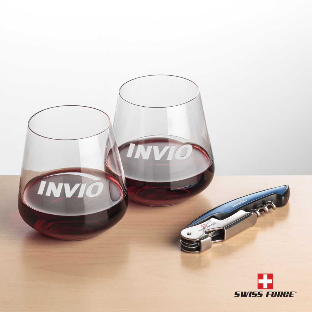 Swiss Force® Opener & Breckland Stemless Wine 3
