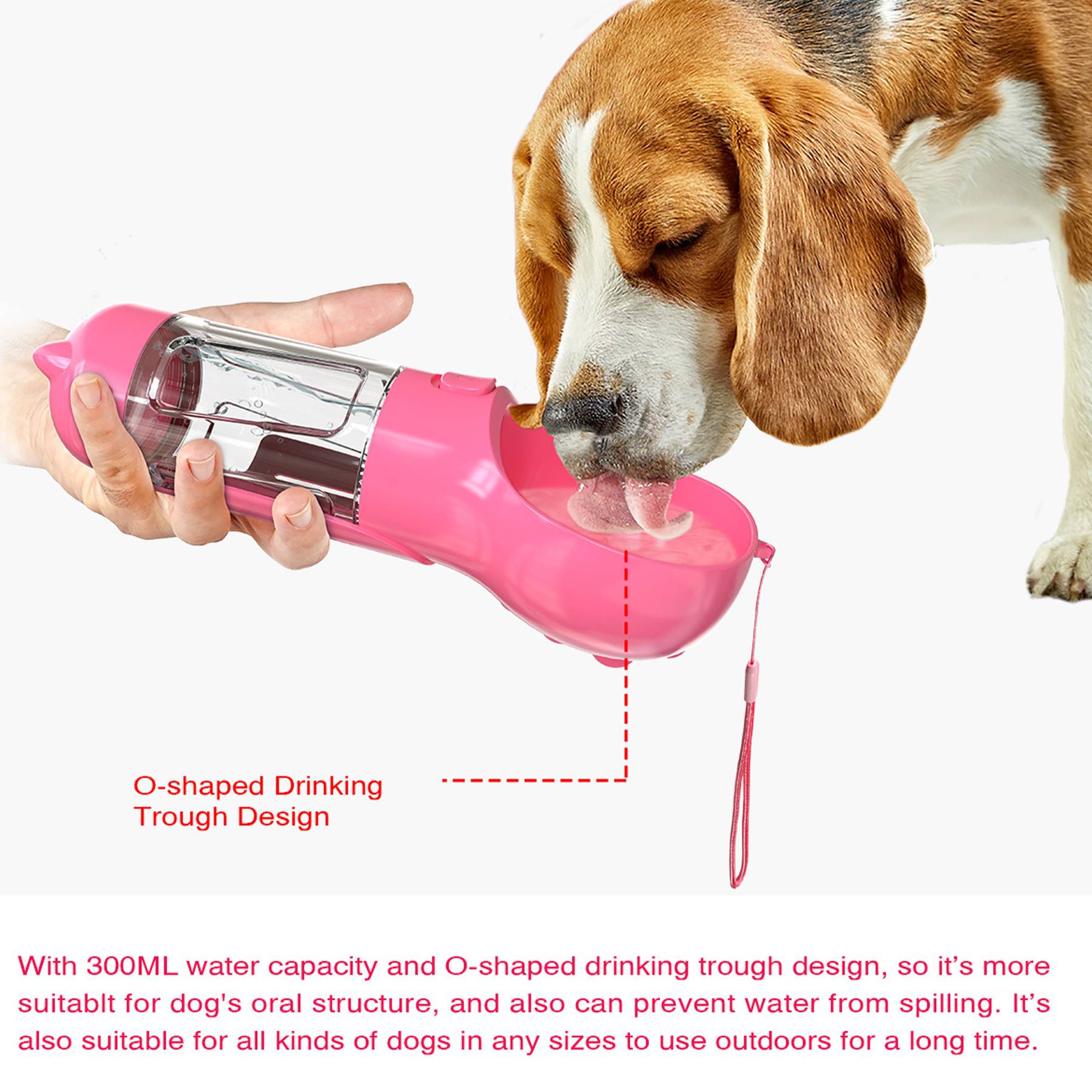 Dog Bottle of Water 4 in 1 Travel Accesories for Pets 3